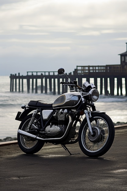 cool motorcycle  outdoors