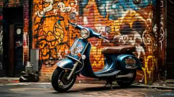 Free photo cool motorcycle  outdoors