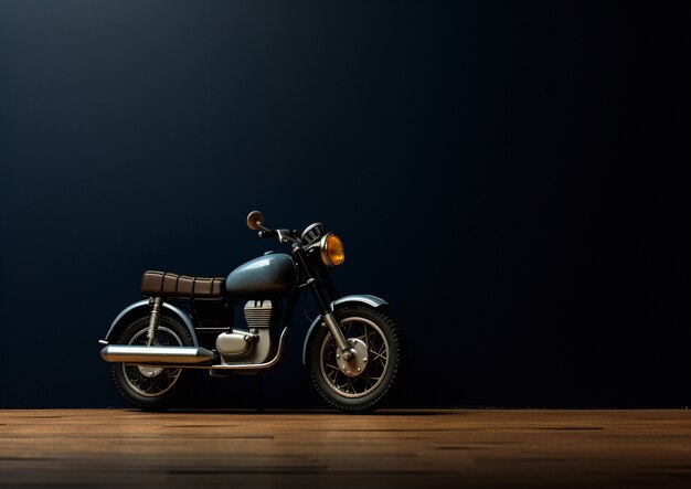 Cool  motorcycle  in studio