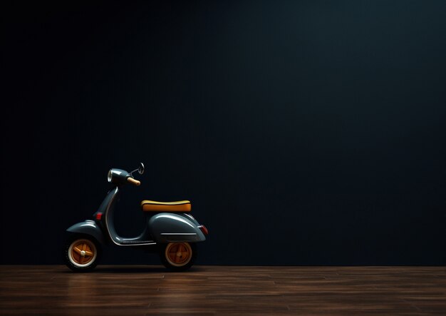 Cool  motorcycle  in studio