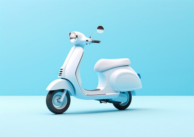 Cool  motorcycle  in studio