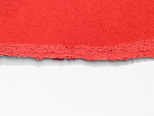Free photo cool red paper tear