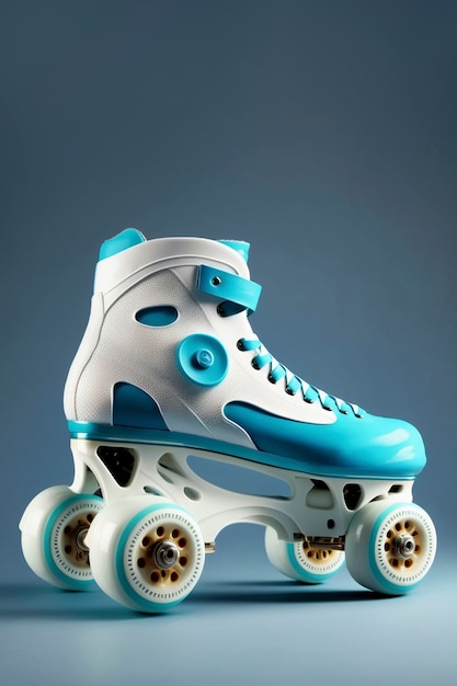 Free photo cool roller skate still life