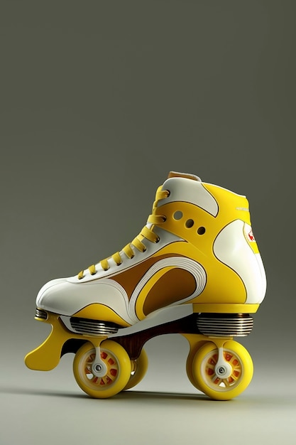 Free photo cool roller skate still life