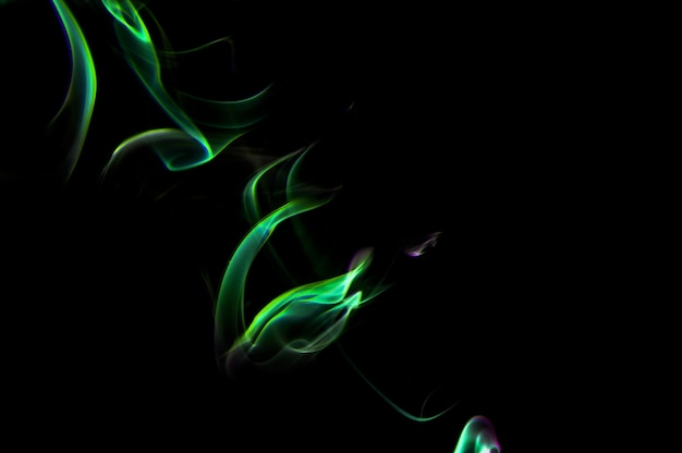 Cool wallpaper with green smoke