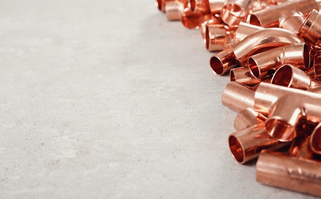 Copper pipes