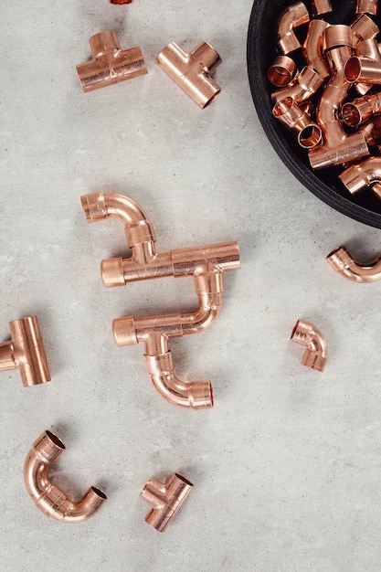 Copper pipes