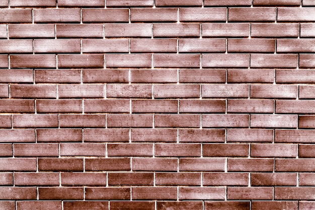 Copper vintage brick wall