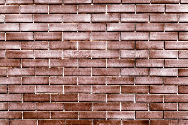 Copper vintage brick wall