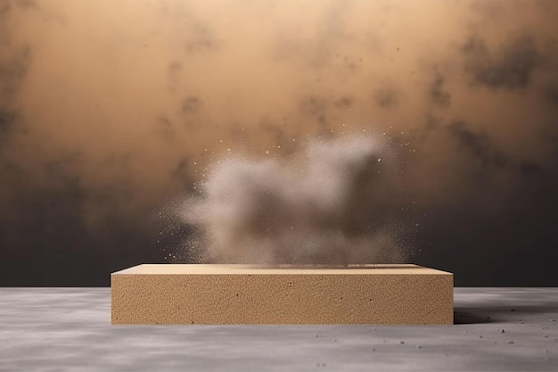 Free photo copy space cement stage background