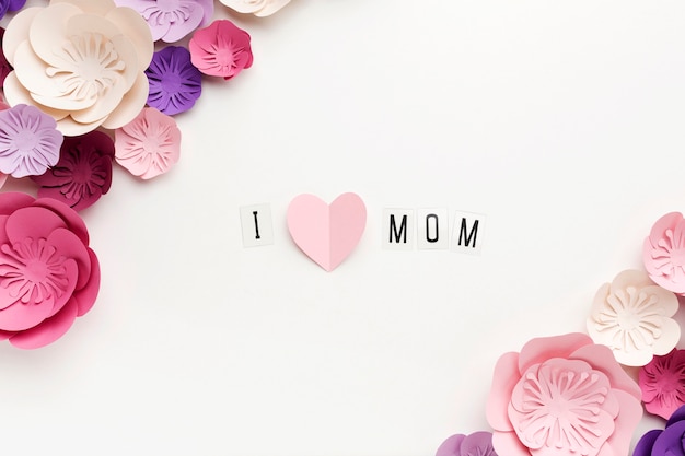 Copy-space message for mothers day