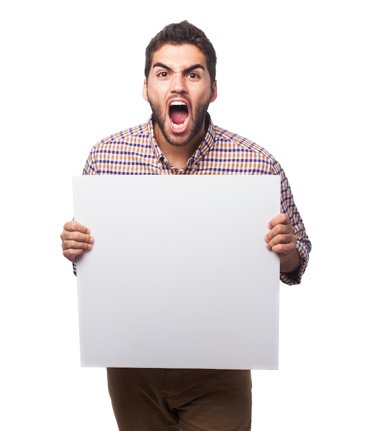 Free Photo copyspace poster happiness full mouth