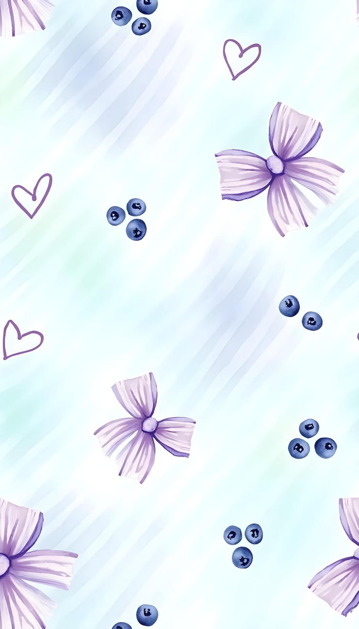 Free Photo coquette watercolor pattern