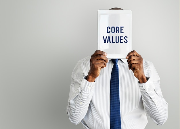 Core values word young people