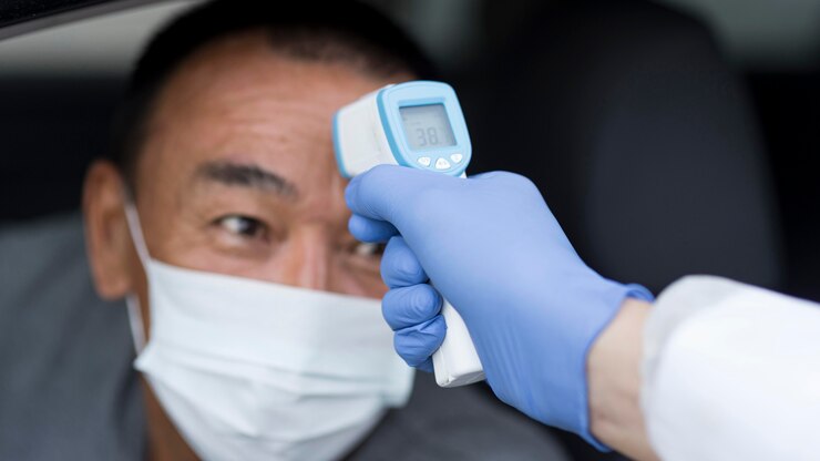 Free Photo coronavirus sample procedure