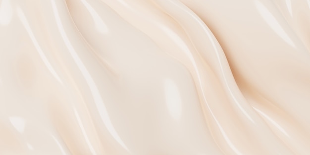 Cosmetic cream background 3d render