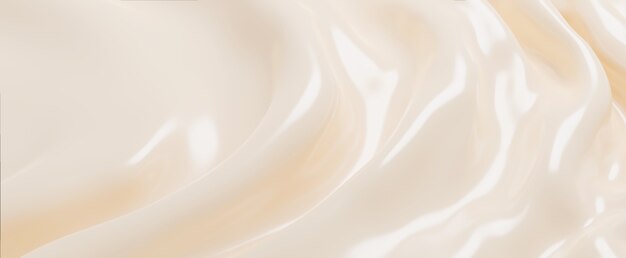 Cosmetic cream background 3d render