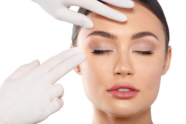 Cosmetology plastic surgery beauty concept