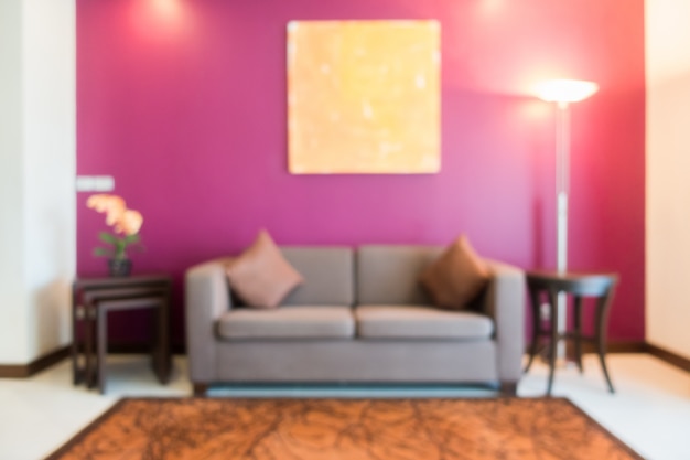 Free photo couch with floor lamp