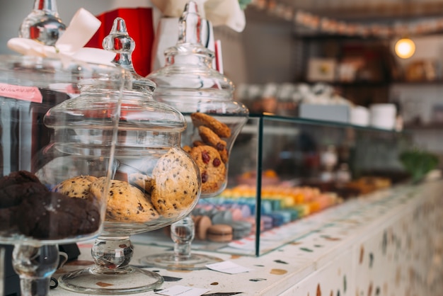 Foto gratuita counter in nice cafe