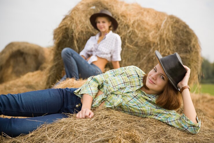 Free Photo country girls