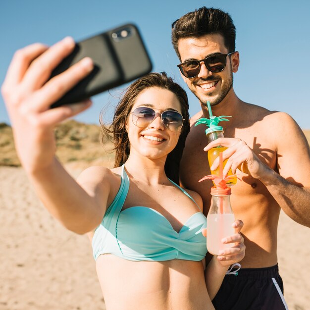 Couple at the beach