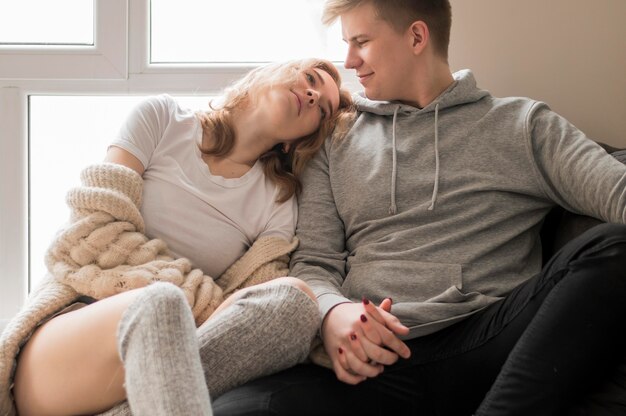 Couple on couch