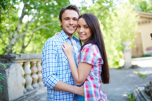 Couple enjoying the ancient city