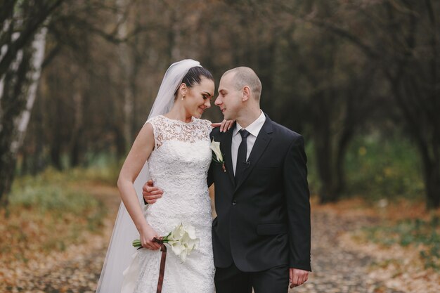 Couple gazing into the eyes