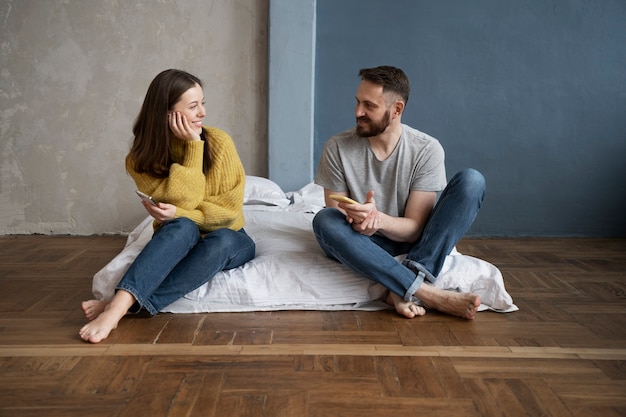 Couple having communication problems