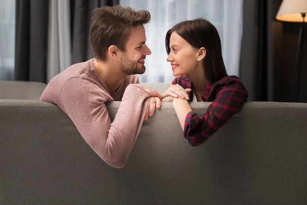 Free photo couple having a tenderness moment