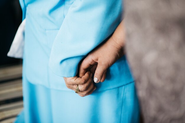 Free photo couple holding hands