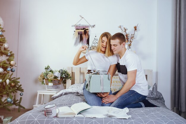 couple in home