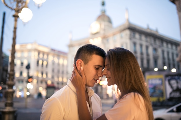 Couple on honeymoon in Milan