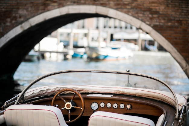 Couple on a honeymoon in Venice