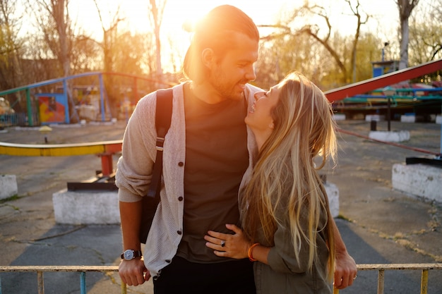 Free photo couple in love