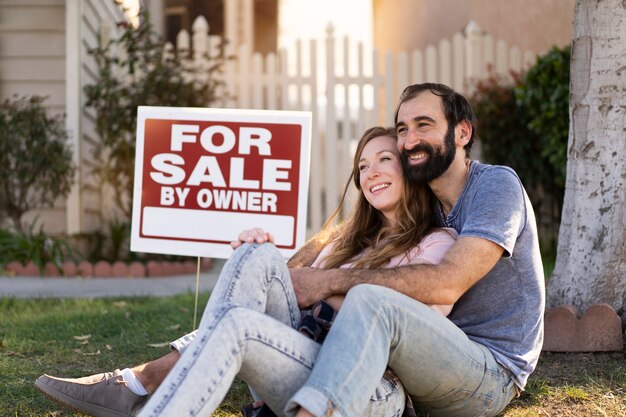 couple moving in new house