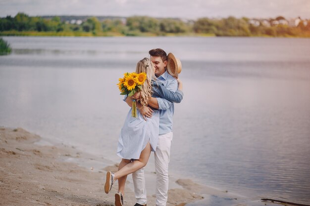 couple near water