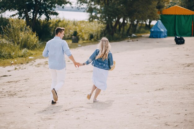 couple near water