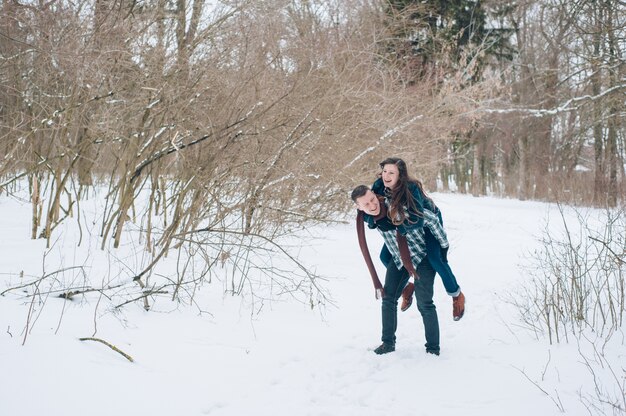 couple in the park