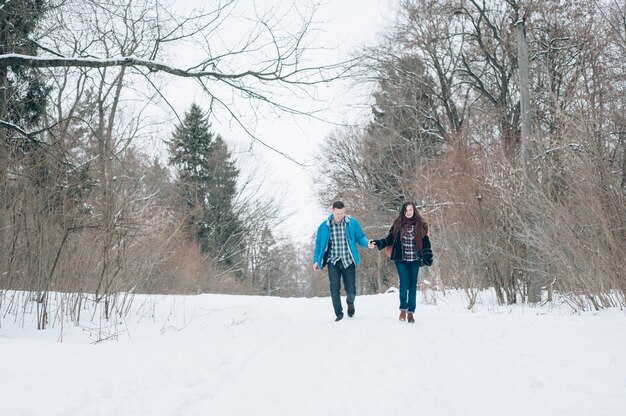 couple in the park