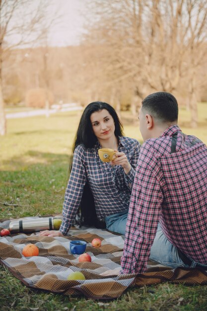 couple on a picnic