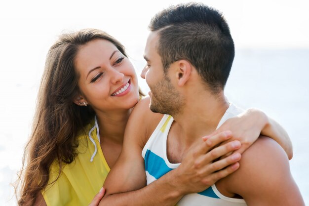 Couple at seaside