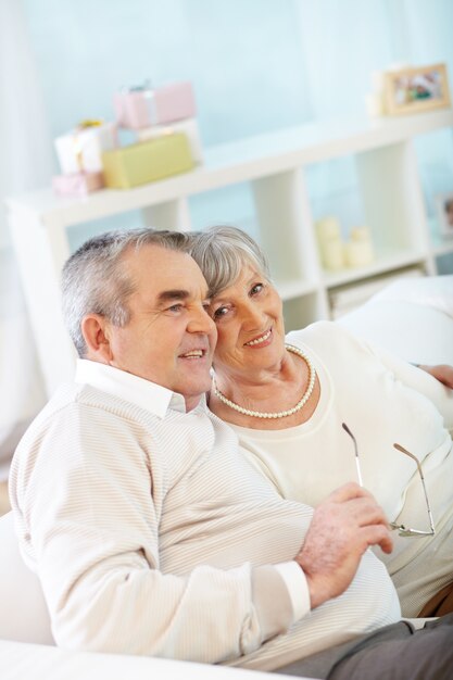 Couple spending the afternoon together