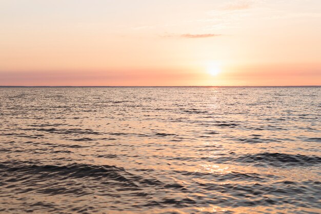 Couple view of a nice sunset