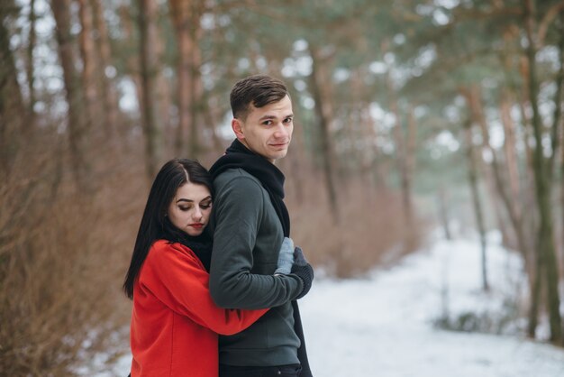 couple in winter