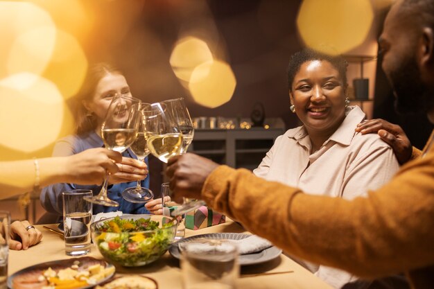 Couples celebrating birthday