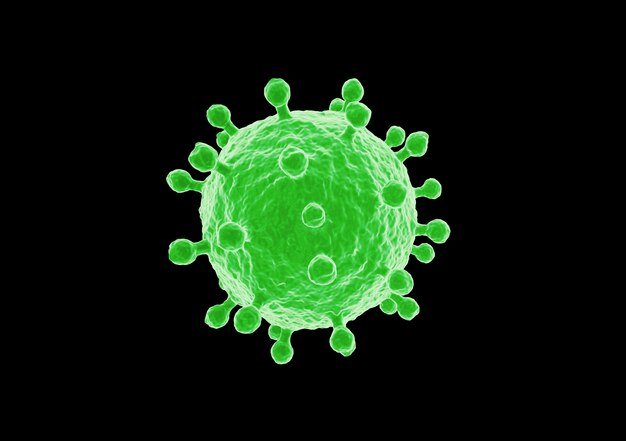 Covid-19new coronavirus, viral disease outbreak, 3d illustration