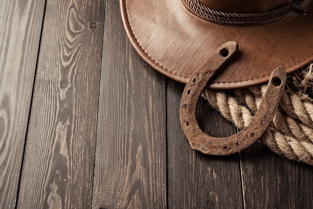 Free photo cowboy background concept