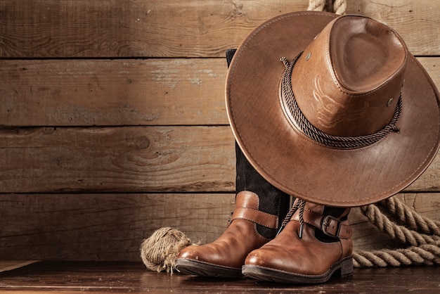 Free photo cowboy background concept